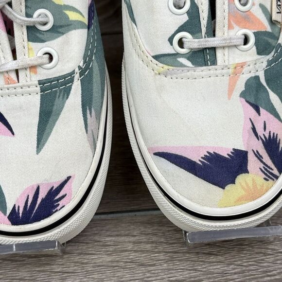 Vans Authentic Vintage Floral Marshmallow Women’s Sz 7.5 Canvas Low Top Sneaker - Picture 11 of 11
